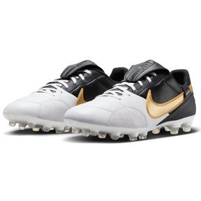 Nike  Premier  III FG Soccer Shoes (White/Gold/Black)