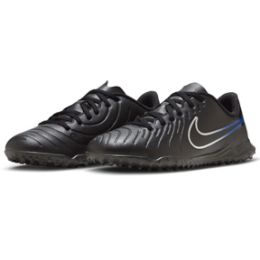 Nike Youth  Tiempo Legend 10 Club Turf Shoes (Black/Royal)