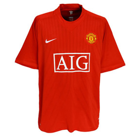 Nike Manchester United Soccer Jersey (Home 2008/09)