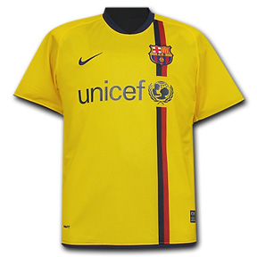 Nike Barcelona Soccer Jersey (Away 2008/09)