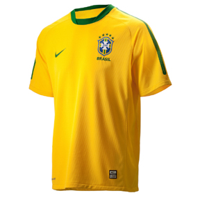  Nike   Brasil / Brazil World Cup 2010 Soccer Jersey (Home 2010/11)