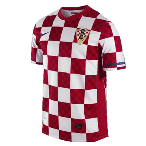 Nike  Croatia Soccer Jersey (Home 2010/11)