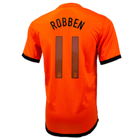 Nike  Holland Robben #11 Soccer Jersey (Home 2012/13)