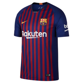 Nike Youth Barcelona Soccer Jersey (Home 18/19)
