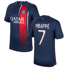 Nike  PSG  Mbappe #7 Soccer Jersey (Home 23/24)