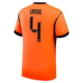 Nike  Holland Virgil #4 Soccer Jersey (Home 26/28)