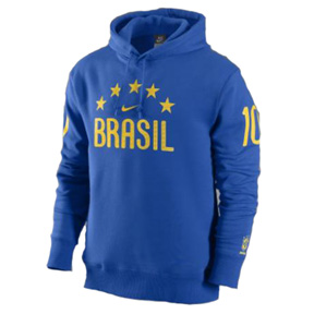 Nike  Brasil / Brazil Core Oth World Cup 2010 Soccer Hoody