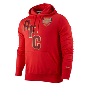 Nike  Arsenal Core Soccer Hoody (Artillery Red)