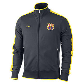 Nike  Barcelona Authentic N98 Soccer Track Top (City Grey)