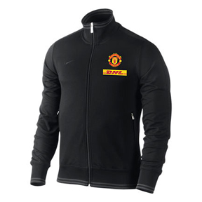 Nike  Manchester United Authentic N98 Soccer Track Top (Black)