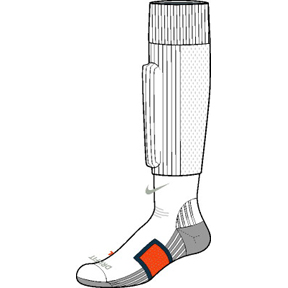 sock shinguard nike insert soccer soccerevolution retail
