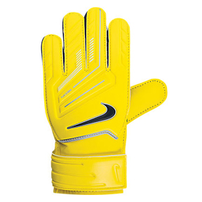 Nike Youth GK Grip Soccer Goalie Glove (Yellow/Black)