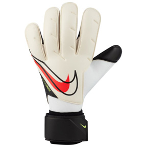 Nike  GK  Vapor Grip 3 Soccer Goalie Glove (White/Volt/Crimson)