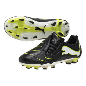 Puma Powercat 2.10 FG Soccer (Black/Slime) @