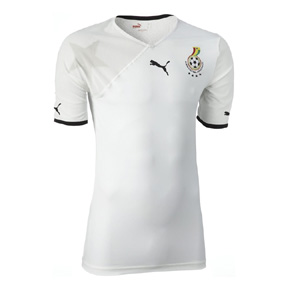 Puma  Ghana World Cup 2010 Soccer Jersey (Home 2009/10)