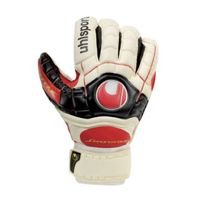 Uhlsport Ergonomic Soft SF/C Soccer Goalkeeper Glove (Red)