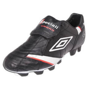 Umbro Speciali Premier KTK FG Soccer Shoes (Black/White/Red)