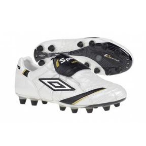 Umbro Speciali Anatomical HG Soccer Shoes (White/Black)