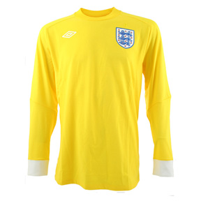 blue england goalkeeper shirt