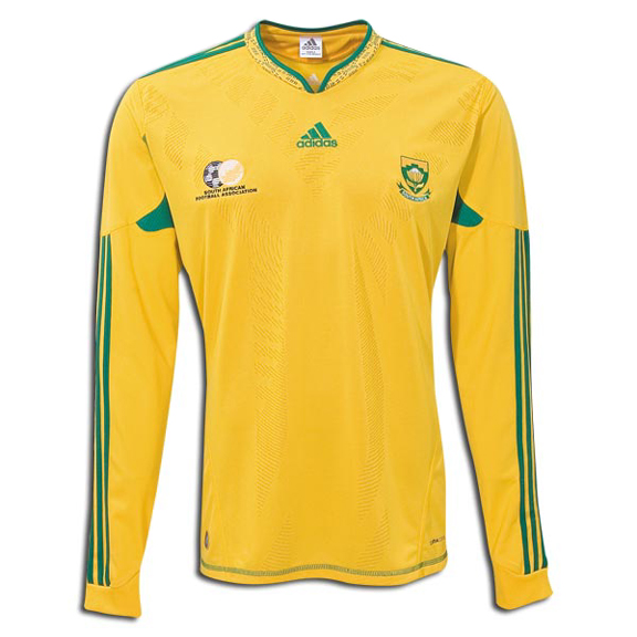 adidas South Africa World Cup 2010 LS Soccer Jersey (Home 2010/11) Soccer