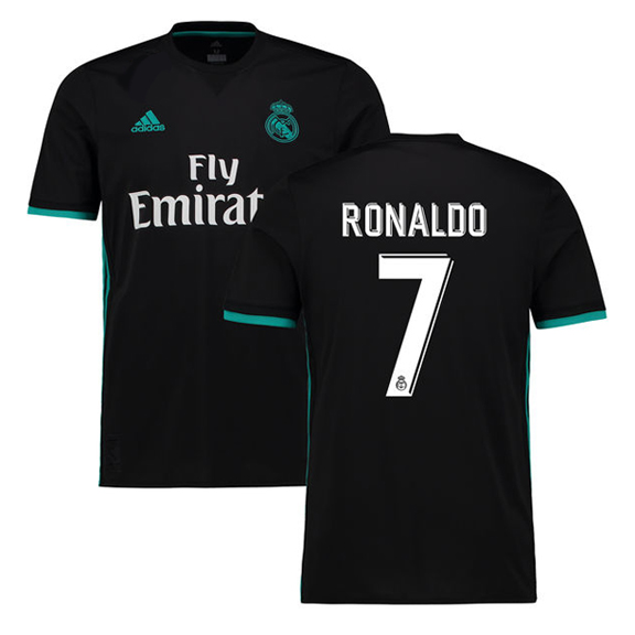 adidas Real Madrid Cristiano Ronaldo #7 Soccer Jersey (Away 17/18