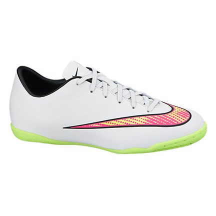 white mercurial indoor soccer shoes