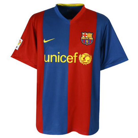 barcelona fc jersey. Nike Barcelona Unicef Long