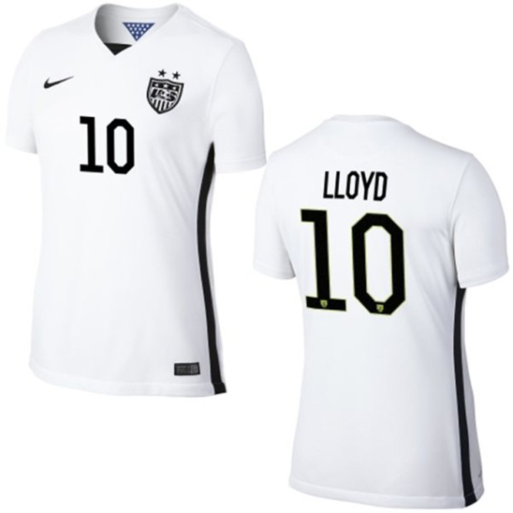 Nike USA Carli Lloyd #10 Men's Soccer Jersey (Home 15/16) @ SoccerEvolution