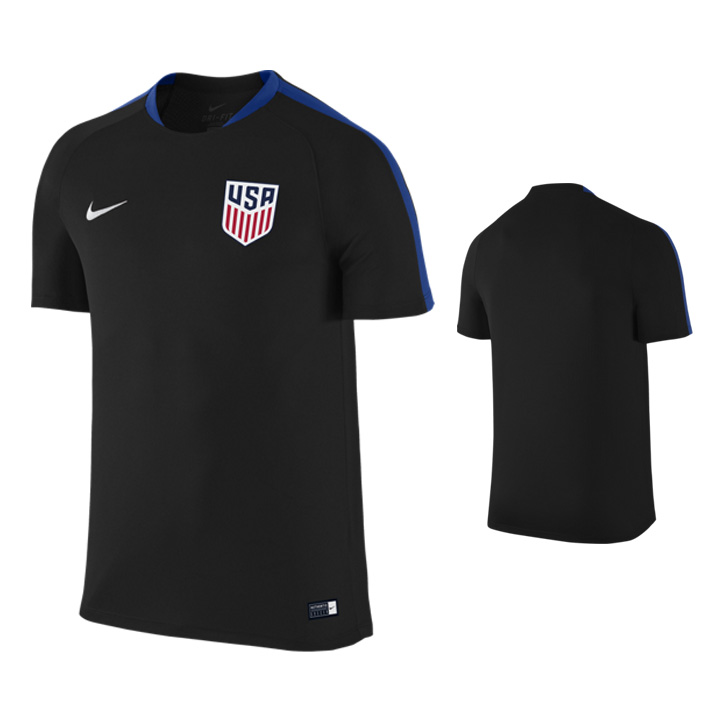 Nike USA Flash Soccer Training Jersey (Black 16/17) SoccerEvolution
