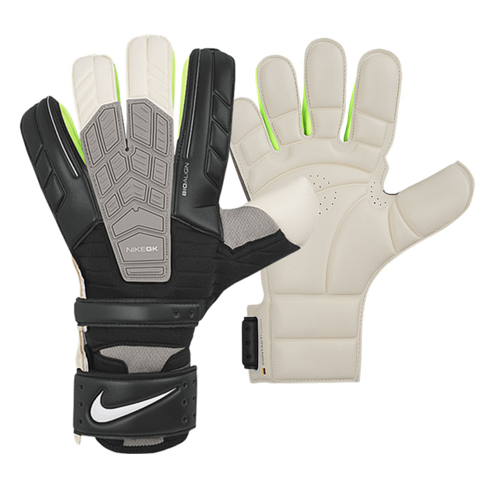 Nike GK Confidence Soccer Goalkeeper Glove (Black/White) SoccerEvolution