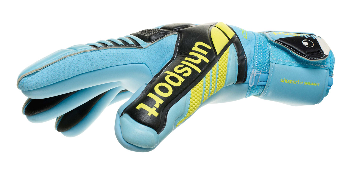 Uhlsport Eliminator Absolutgrip HN Soccer Goalie Glove (Ice