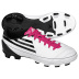 adidas Youth F5 TRX FG Soccer Shoes (White/Pink)