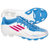 Adidas Youth F5 TRX FG Soccer Shoes (White/Pink)