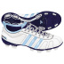 Adidas Womens  adiPURE  IV FG Soccer Shoes (White/Blue)