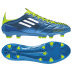 Adidas  F50  AdiZero Leather TRX FG Soccer Shoes (Blue)
