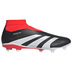 adidas  Predator  24 League Hi Laceless LL FG (Black/White/Red)