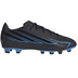 adidas Youth  F50  Hyperfast Club FG Shoes (Black/Lucid Blue)