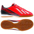 adidas Youth F10 Indoor Soccer Shoes (Infrared/White)