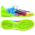 adidas Youth Lionel Messi F10 Indoor Soccer Shoes (Solar Slime)
