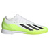 adidas   X CrazyFast.3 Indoor Soccer Shoes (White/Black/Lemon)