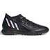 adidas Youth  Predator  Edge.3 Turf Soccer Shoes (Black/White/Blue)