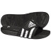 Adidas Womens Adissage FitFoam Soccer Sandal / Slide (Black)