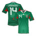 adidas Youth Mexico Hernandez #14 Soccer Jersey (Home)