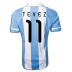 adidas  Argentina Tevez #11 Soccer Jersey (Home 2011/12)