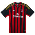 adidas Youth AC Milan Soccer Jersey (Home 2013/14)