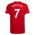 adidas Manchester United Cristiano Ronaldo #7 Jersey (Home 21/22)