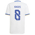 adidas Real Madrid Toni Kroos #8 Soccer Jersey (Home 21/22)