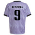 adidas Youth  Real Madrid Benzema #9 Soccer Jersey (Away 22/23)