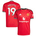 adidas  Manchester United Mbeumo #19  Soccer Jersey (Home 25/26)