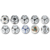 Adidas   World Cup Historical 10 Mini Soccer Ball Set